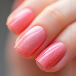 Smooth ombre effect on gel nails